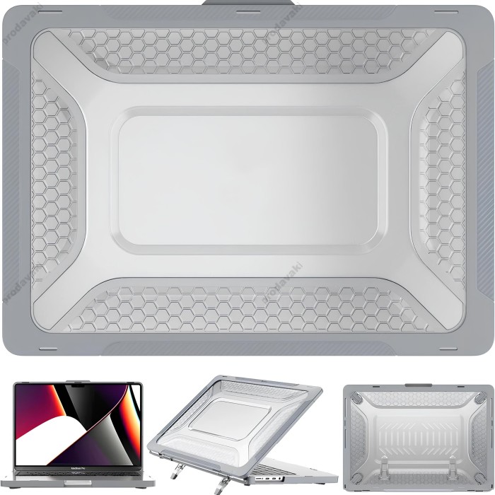 Протиударний чохол CH Mecha Shockproof для MacBook Pro 14.2" (2021-2026) Gray
