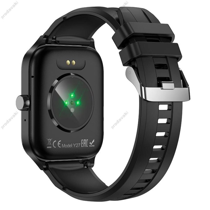 Смарт-годинник HOCO Y27 Smart sports watch (call version) Black