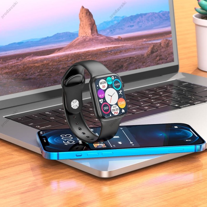 Смарт-годинник HOCO DY12 AMOLED Smart sports watch (call version) Black