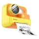 Фотоапарат дитячий з друком HOCO DV200 Dual lens children printing camera Yellow
