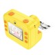 Фотоапарат дитячий з друком HOCO DV200 Dual lens children printing camera Yellow