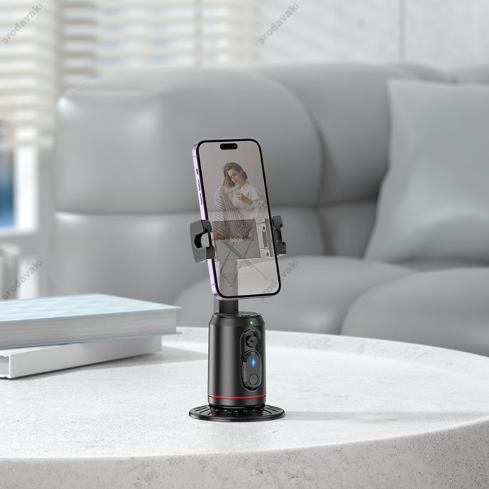 Підставка з трекером руху HOCO K23 Lotus smart PTZ Black