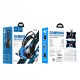 Дротові навушники HOCO W105 LED Joyful Gaming Headphones HD Mic Black-blue