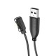 USB кабель Hoco Y5 / Y6 / Y7 / Y8 Smart sports watch charging cable Black
