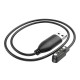 USB кабель Hoco Y5 / Y6 / Y7 / Y8 Smart sports watch charging cable Black