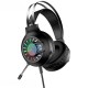Дротові навушники HOCO ESD04 Cool Game LED Hi-Res Black