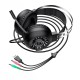 Дротові навушники HOCO ESD04 Cool Game LED Hi-Res Black