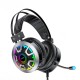 Дротові навушники HOCO ESD05 Gaming LED headphones Hi-Res Black