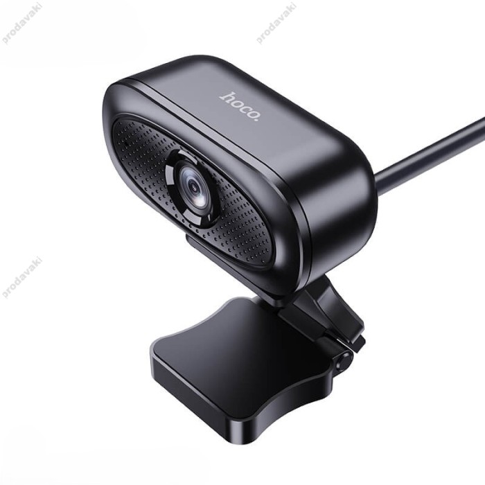 Веб-камера HOCO DI11 USB web camera with Audio focus 2K HD 4Mpx 1.5m Black