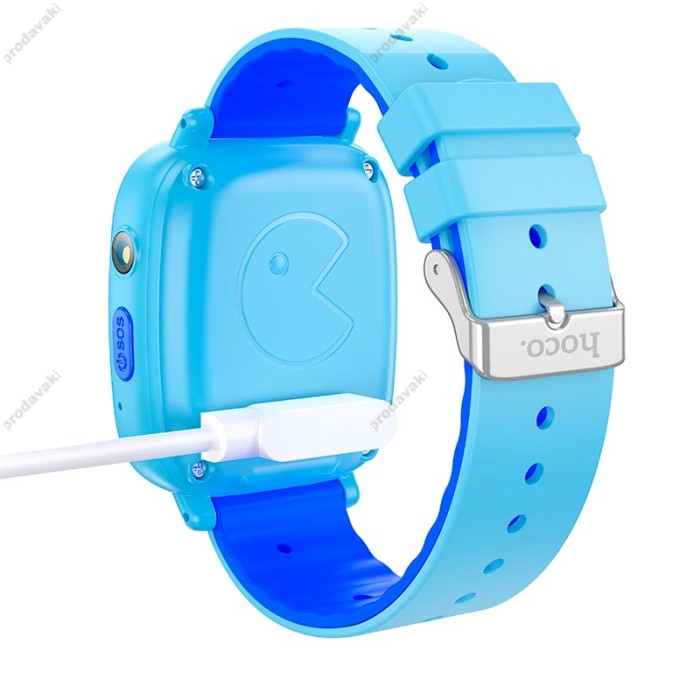 Дитячий смарт-годинник HOCO Y100 children watch with call function call gsm hd camera ip65 Blue