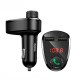 FM - трансмітер HOCO DE24 Superior Car BT Transmitter 2USB 2.4A TF/U Disk Black