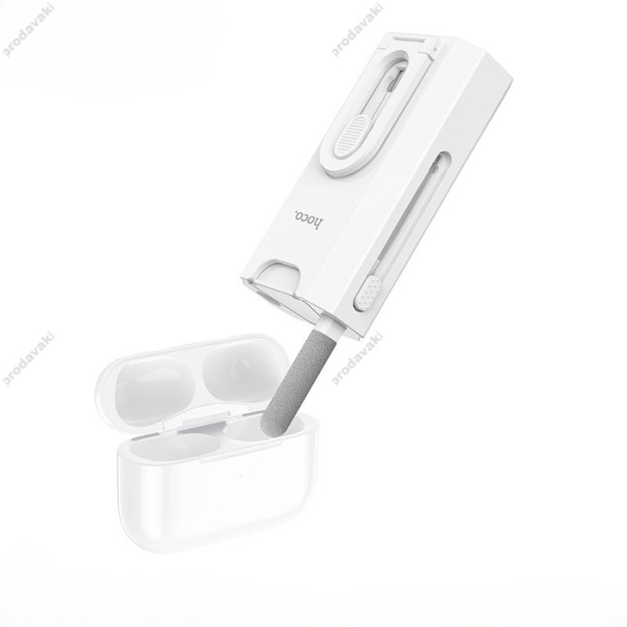 Набір для чищення гаджетів HOCO DI35 8-in-1 multifunctional cleaning kit (overseas customization) White
