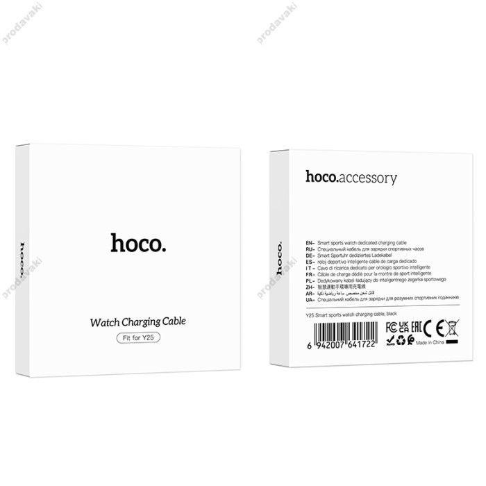 USB кабель Hoco для Smart sports watch Y25 Black