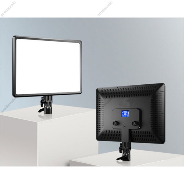 Лампа відеосвітло LED CH A118 44х28 cm 700 Lights 3000K-6000K 75W Remote
