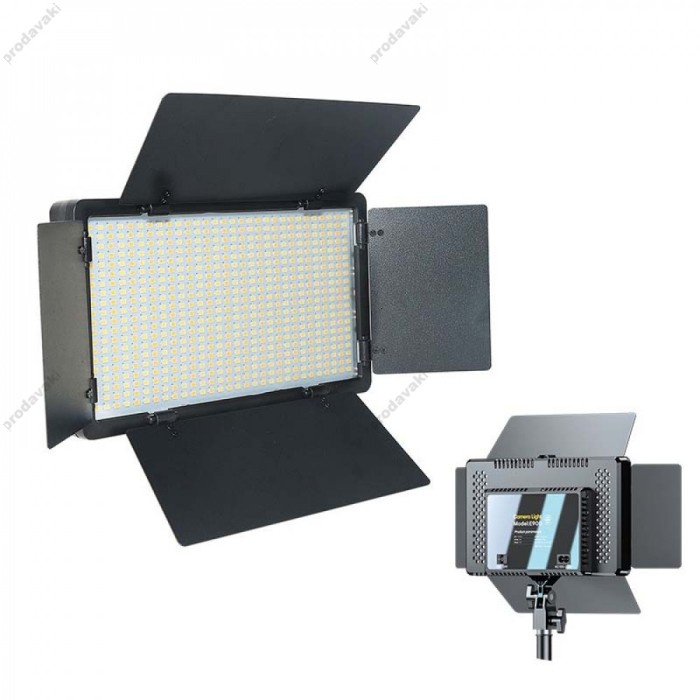 Лампа відеосвітло LED CH E900 30x17 cm 768 Lights 3000K-6500K Remote