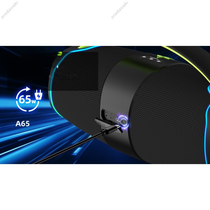 Портативна колонка Bluetooth HOPESTAR A65 300W Black