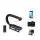 Одноосьовий стабілізатор Gimbal Stabilizer CH AY-49U Multifunctional Microphone та LED