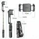 Одновісний стабілізатор (стедікам) Gimbal Stabilizer L18 mini 0.72m