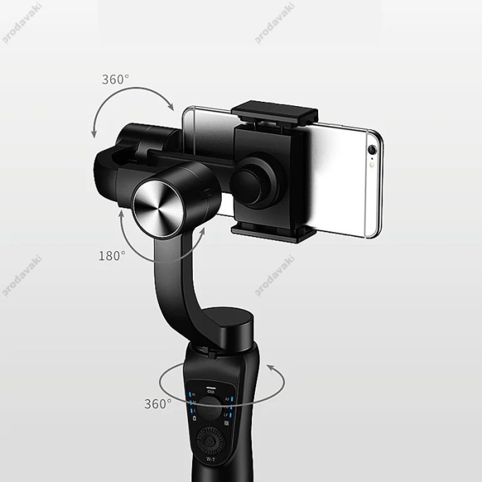 Трехосьовий стабілізатор (стедікам) WIWU S5B 3-Axis Hand Held Stabilized Gimbal Selfie Stick