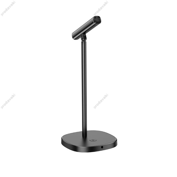 Мікрофон провідний настільний Hoco L16 USB/Type-C Desktop Microphone Black