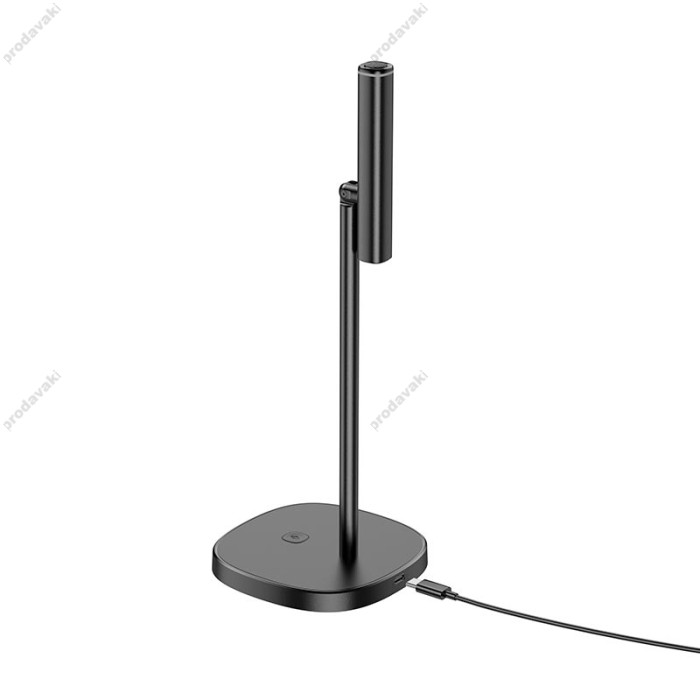 Мікрофон провідний настільний Hoco L16 USB/Type-C Desktop Microphone Black