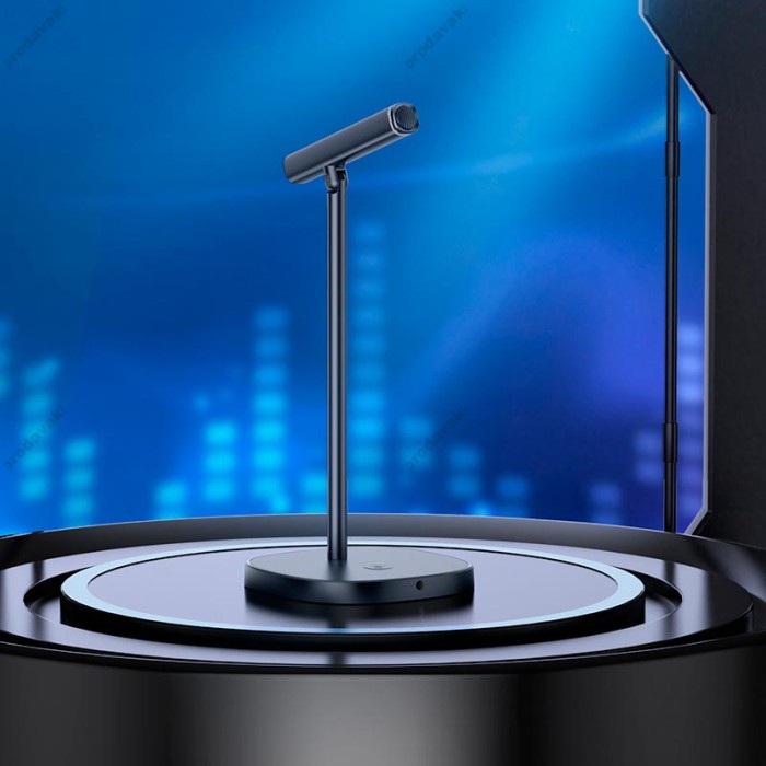 Мікрофон провідний настільний Hoco L16 USB/Type-C Desktop Microphone Black