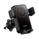 Автомобільний тримач із бездротовою зарядкою Baseus Wisdom Pro Auto Coil Alignment 15W Black C40381501123-00