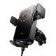 Автомобільний тримач із бездротовою зарядкою Baseus Wisdom Pro Auto Coil Alignment 15W Black C40381501123-00