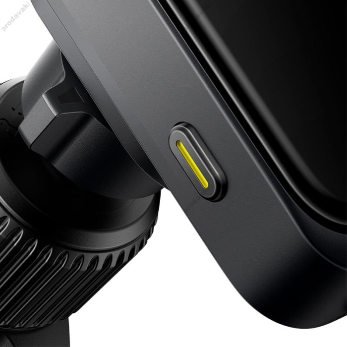 Автомобільний тримач із бездротовою зарядкою Baseus Wisdom Pro Auto Coil Alignment 15W Black C40381501123-00