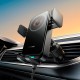 Автомобільний тримач із бездротовою зарядкою Baseus Wisdom Pro Auto Coil Alignment 15W Black C40381501123-00