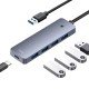 USB-Хаб Baseus UltraJoy Series 4в1 USB to 4xUSB 3.0 15cm Grey B0005280B811-10