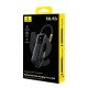 USB-Хаб Baseus Dual Fast Charging 6в1 Type-C to HDMI+USB3.1+USB2.0+2xType-C 3.1+PD Black (B00070902123-00)