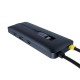 USB-Хаб Baseus Dual Fast Charging 6в1 Type-C to HDMI+USB3.1+USB2.0+2xType-C 3.1+PD Black (B00070902123-00)