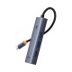 USB-Хаб Baseus UltraJoy Series Docking Station 6в1 Type-C to HDMI+4xUSB 3.0 Grey B00052809813-00