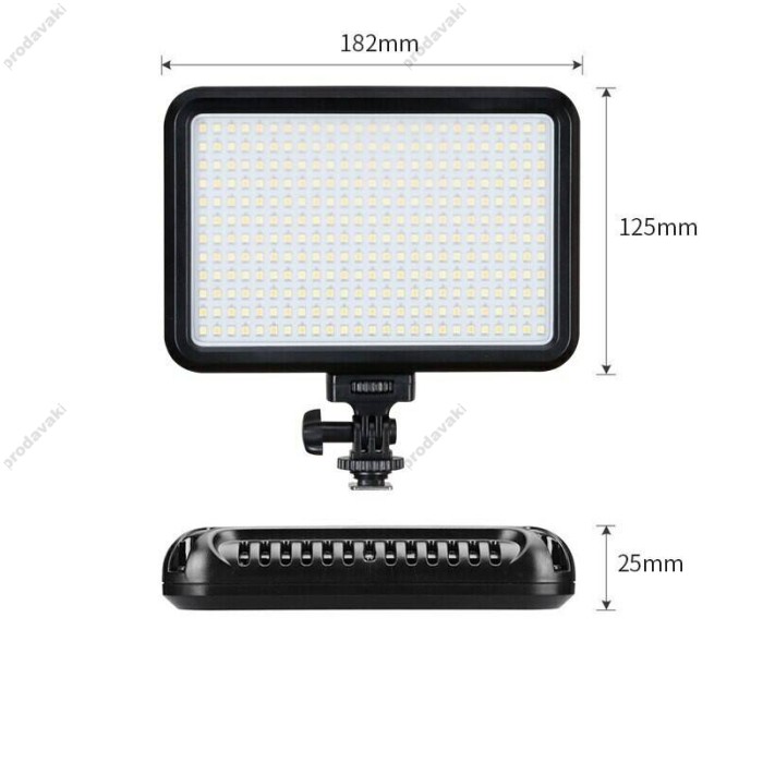 Накамерне відеосвітло LED Tolifo PT-F300B 3200-5600K