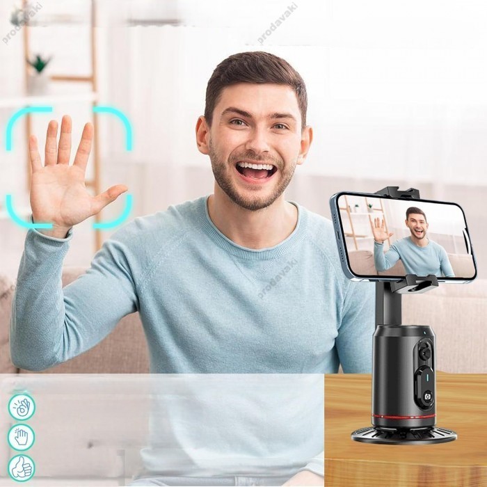 Підставка з трекером руху Gimbal Stabilizer CH Q2 AI Smart Face LED