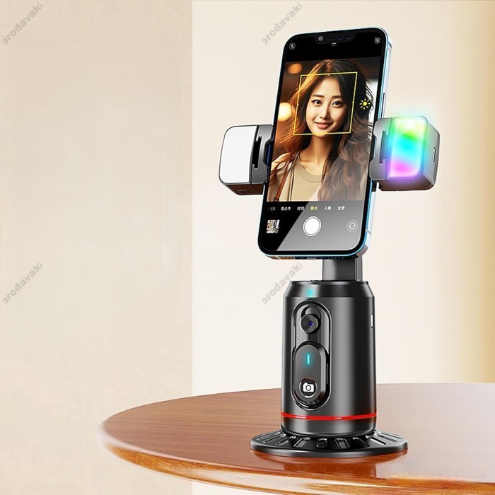 Підставка з трекером руху Gimbal Stabilizer CH Q2 AI Smart Face LED