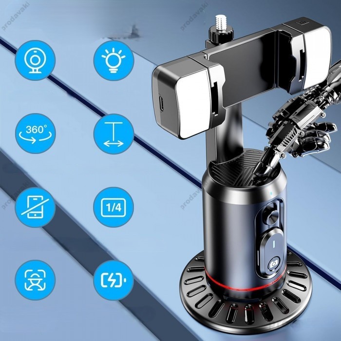 Підставка з трекером руху Gimbal Stabilizer CH Q2 AI Smart Face LED