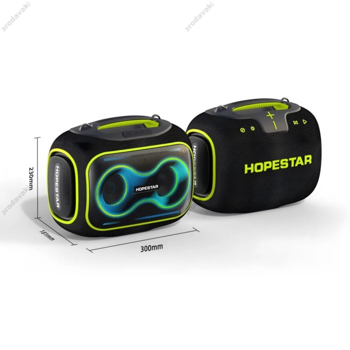 Портативна колонка Bluetooth HOPESTAR Party BOX 140 80W Black
