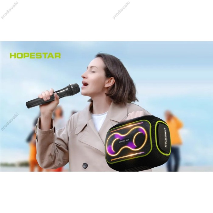 Портативна колонка Bluetooth HOPESTAR Party BOX 140 80W Black
