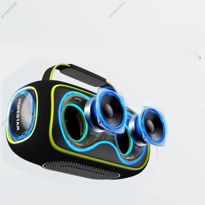 Портативна колонка Bluetooth HOPESTAR Party BOX 150 40W Black