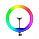 Лампа Кільцева Led CH MJ-33 RGB 33 см 25W 3000-6000K із затискачем для тел.+пульт