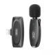 Бездротовий мікрофон XO MKF08B Lightning  wireless Collarclip microphone Black
