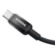 Кабель Baseus Discolor Series Fast Charging Cable Type-C to Type-C 100W 5A 1m Black P10374902111-00