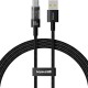 Кабель Baseus Gem Fast-Charging Data Cable USB to Type-C 100W 6A 1m Black P10373002111-00