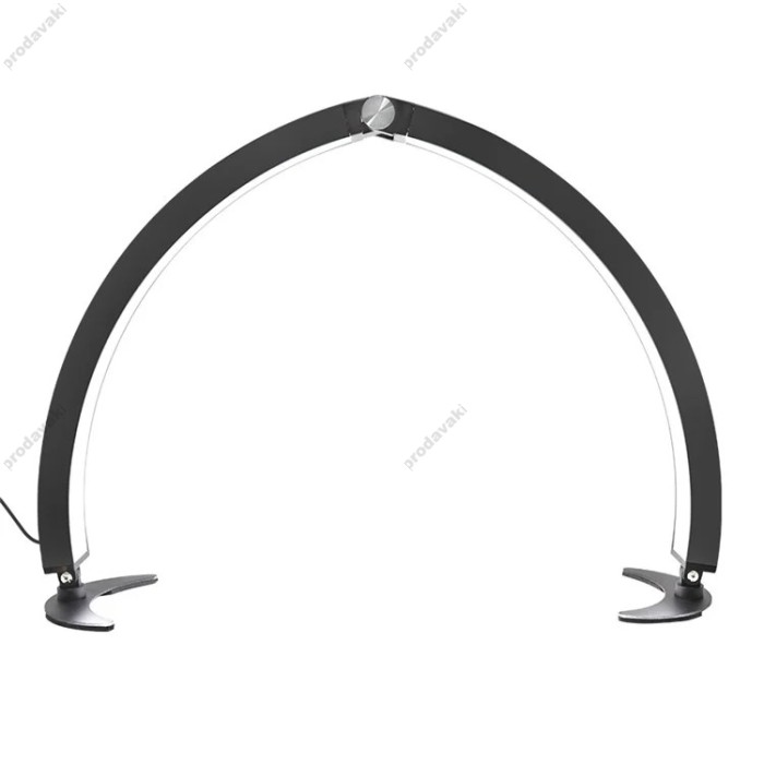 Безтіньова LED лампа CH HD-M10X у формі півмісяця для бьюті майстра 40W color 3200-5600K