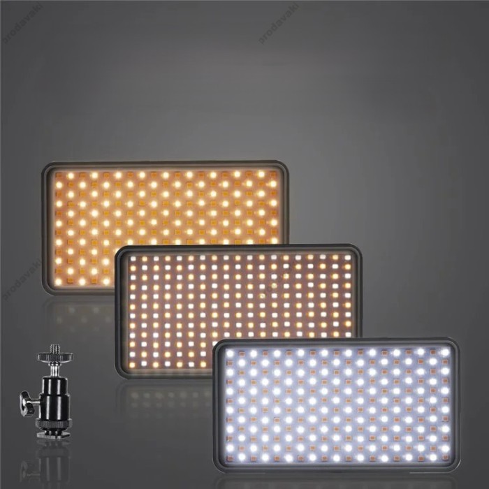 Накамерне відеосвітло LED CH W228 3200-6500K