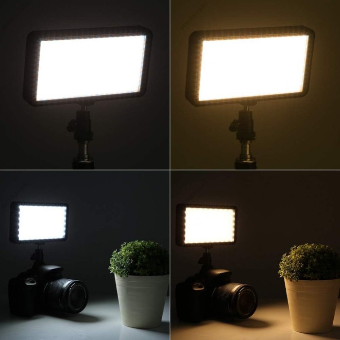 Накамерне відеосвітло LED CH W228 3200-6500K