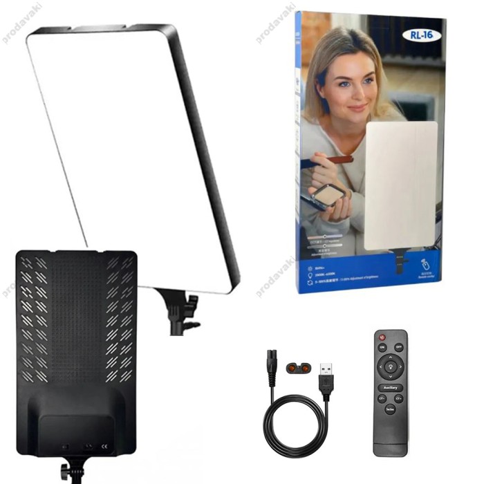 Лампа відеосвітло прожектор LED CH PL-16 50W 43х23 cм 2500-7500K
