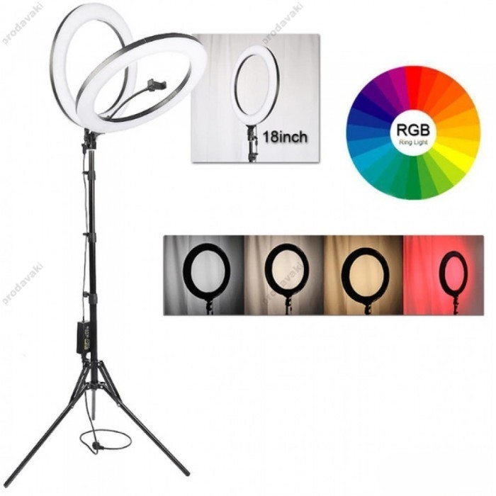 Лампа Кільцева LED CH MJ-45 RGB 45cm 36W 3200-6500K